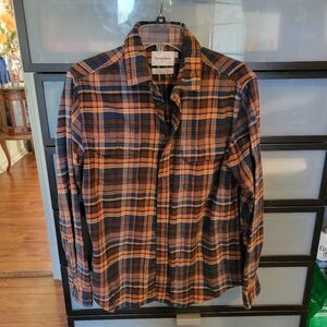 GOODFELLOW &CO MEDIUM PLAID FLANNEL SHIRT